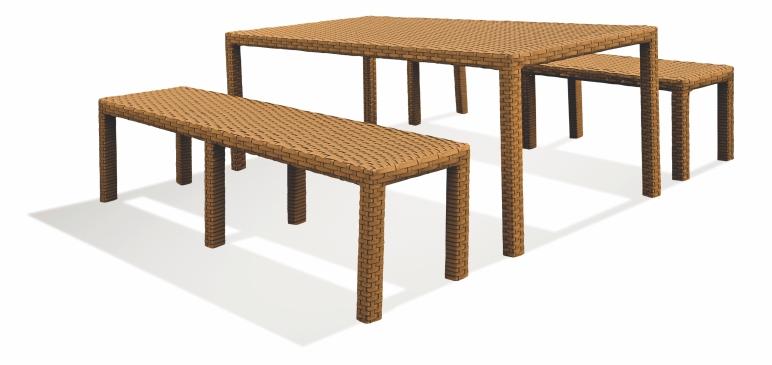 LINHA DOMUS Mesa / Banco / Conjunto / Mesa / Cadeira MESA DOMUS 6 LUGARES CÓD. M 55 Altura: 75cm Largura: 180cm Profundidade: 80cm MESA DOMUS 8 LUGARES CÓD.