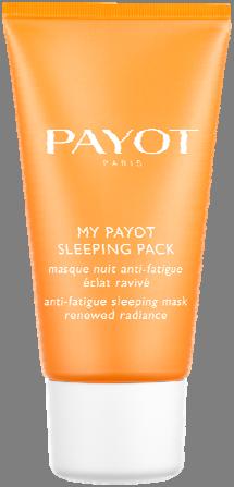 MY PAYOT SLEEPING PACK Máscara de noite anti fadiga para uma luminosidade renovada Todos os tipos de pele Cuidado de noite para combater a fadiga Textura fresca, invisível, leve e não colante Uma