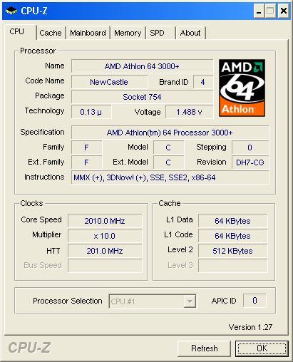 Outros tipos de soquete: AMD Athlon 64 3000+ socket 754 Sempron 2800+ (1.