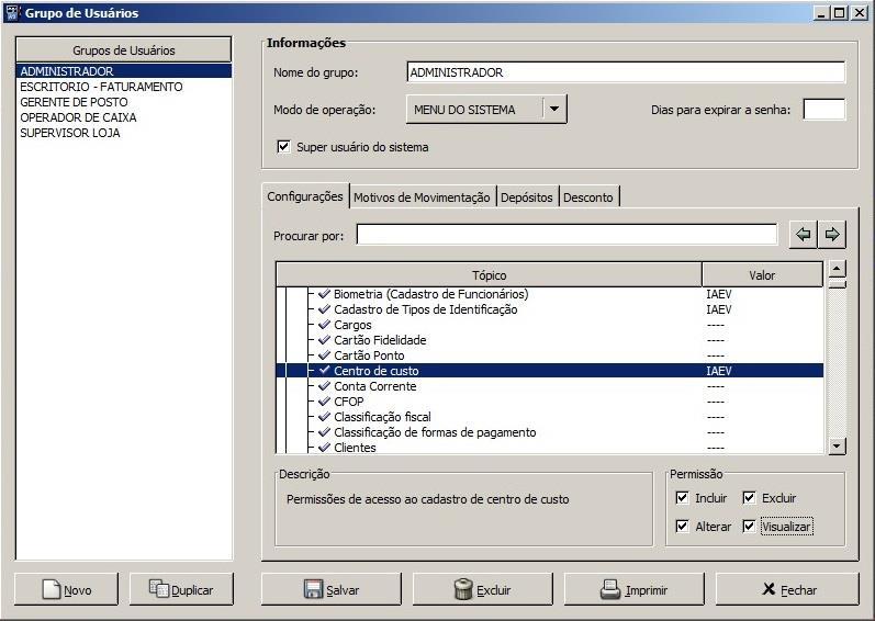 1 CONCEITO As rotinas de Centros de Custo foram desenvolvidas para possibilitar o vínculo dos centros de custos nos lançamentos contábeis.