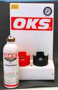 Ele permite um manuseio simples, não cansativo e uma dosagem exata, controlada da névoa de pulverização (adequado para todas as latas standard de spray da OKS a partir de 300 ml.