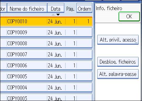 Proteger os Dados de Fugas de Informação Para mais informações sobre o início de sessão e o encerramento de sessão com autenticação de administrador, consulte "Iniciar sessão utilizando a