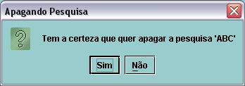 1.2.4 Apagar equações guardadas a) seguir os passos indicados em 1.2.3 a) e b); b) premir o botão APAGAR (cfr. Fig. 11); c) confirmar, ou não, a eliminação, na janela apresentada: Figura 13 1.