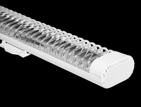 LUMINárias LINHA TUBULAR Para lâmpadas tubulares LED Aletas em PS cristal Com filme