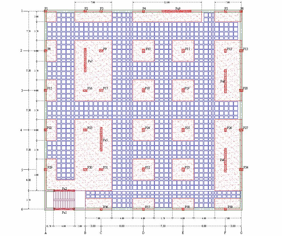 Figura 4.2 Planta do piso2 e piso3 Quadro 4.