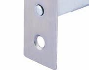 Backset de 45mm, facilita a instalação a diversos tipos de portas em madeira, aço ou alumínio, com