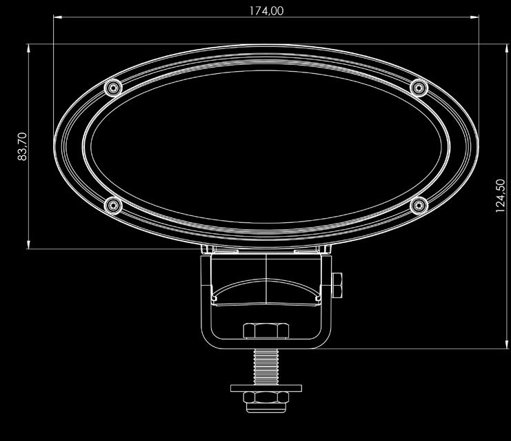 117 117 LED 117 Com seu design oval fino, porém de alta emissão e seu suporte giratório com alça para mão, a LED 117 da TYRI é uma luz de trabalho fundamental em diversos setores.