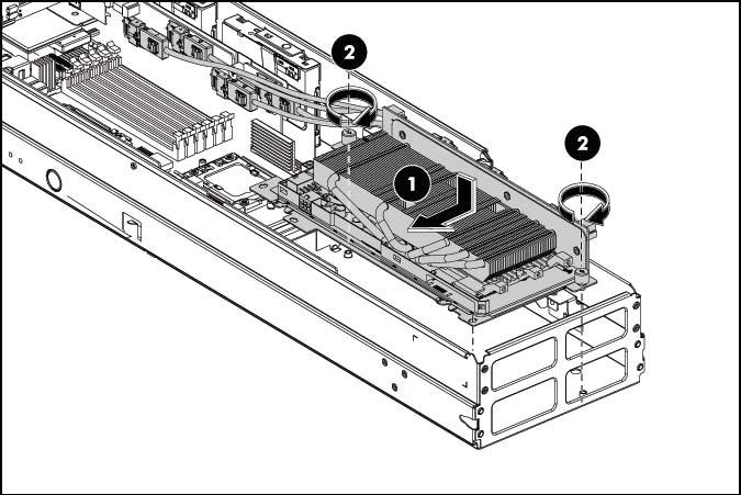 IMPORTANTE: Se o dissipador de calor tiver sido removido por qualquer motivo, será imprescindível aplicar mais material de interface