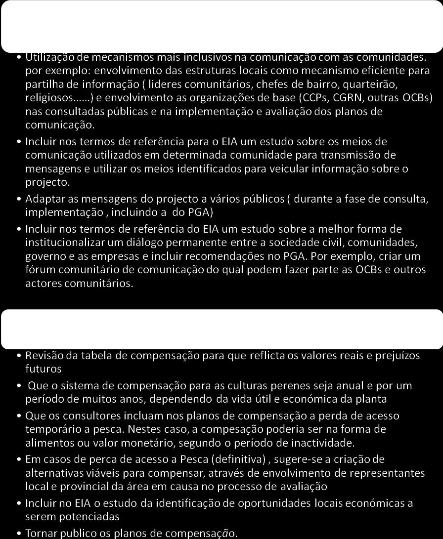 objectivo de apresentar propostas que concorram para melhorar. NB.