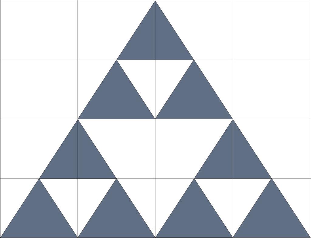 10 Fractais Figura 2.5: Cobertura por caixas por um fator r = 1, cada uma dessas pode ser coberta por um quadrado de lado 1.