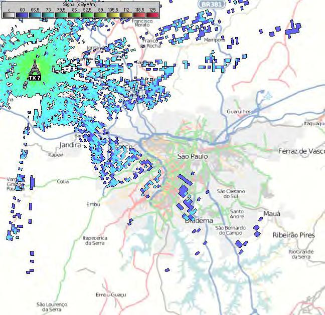 71 Figura 41 Cobertura do transmissor 7 (autoria própria) 6.