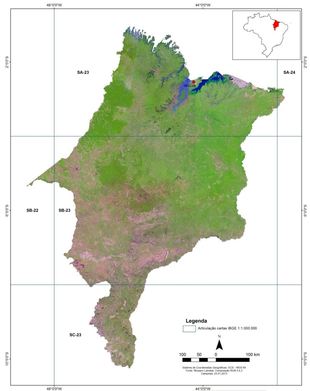 Ressalta-se ainda que esta base de dados será trabalhada na escala original e posteriormente articulada na escala de referência para o MacroZEE-MA (1:1.000.