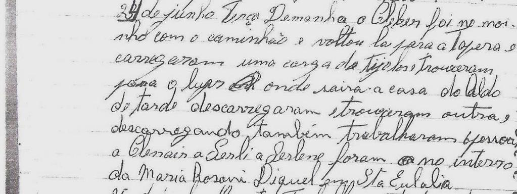 conhecidas da família produz sentido no processo dinâmico da linguagem do cotidiano dos dois irmãos agricultores.