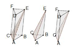 = EABC e a pirâmide quadrangular EACFD (Figura 49).
