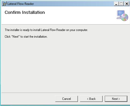 Nota: Quando a instalação do driver e do QBSoft é selecionada, o processo de instalação é dividido em duas etapas: Etapa 1: Instalação do Leitor de fluxo lateral (driver) Etapa 2: Instalação do