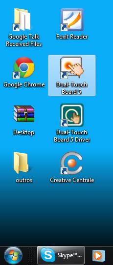 Manual Software Dual Touth Board 5 4/ 37. ABRIR O DUAL TOUCH BOARD 5 O Dual Touch Board 5 é um software desenvolvido para ser utilizado na lousa Digital DigiI.