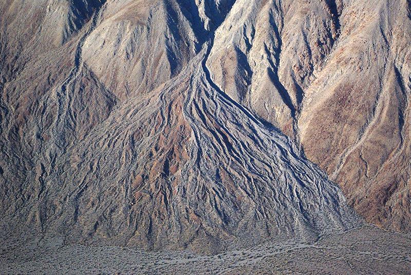 3. Formas Deposicionais Leques Aluviais Santa Rosa Mountains, San Diego,