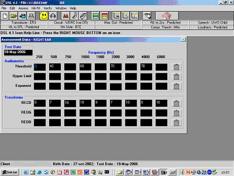 FIGURA 3. Exemplo da tela do software do DSL 4.