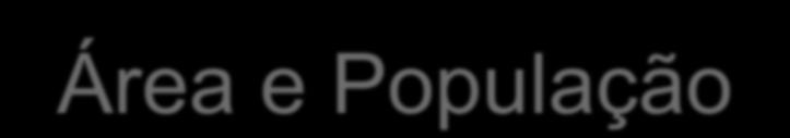 Área e População Fonte: IBGE, 2014. Crescimento populacional 2.416.890 3.121.125 (+29,1%) 4.018.903 (+28,8%) DENSIDADE DEMOGRAFICA (hab/km²) Área (km²) Pop. Projetada 2014 Densidade 340.