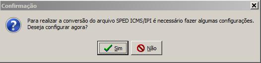 Acessando o menu movimentos importar, será apresentada a tela conforme imagem abaixo: Nessa tela, iremos selecionar a opção de Procurar e em seguida SPED ICMS/IPI para localizar