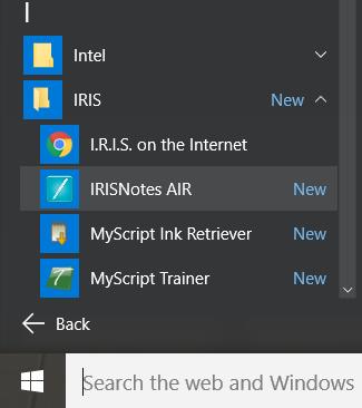 6.2 Utilizar o IRISNotes no Windows e Mac OS X De modo a utilizar o IRISNotes, tem primeiro de instalar o software IRISNotes. 6.2.1 Instalar o software 1. Abra o browser da Internet e aceda a www.