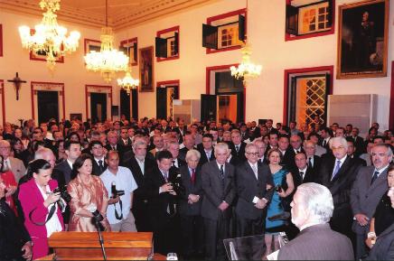 exercício da Junta Comercial da Bahia, Alda Costa, os deputados federais Antônio Carlos Magalhães Neto, Luiz Carreira e Jorge Khoury, os deputados