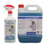 Limpeza e desinfeção de superfícies Limpadores, desincrustantes e desinfectant. banho AQUAGEN DF Detergente anticalcário. Higienizante.