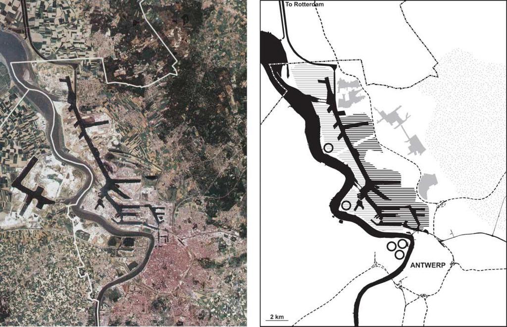 Este plano acabou por trazer Antuérpia à situação em que se encontra hoje em dia, com variadas zonas de habitação e implementando o esquema da ideia de Renaat Braem já acima discutida (Figura 12), os