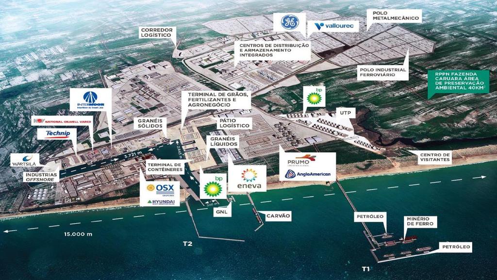 OSX Construção Naval 1 A OSX CN faz parte do Complexo Industrial do Superporto do Açu, que está em estágio avançado de obras e já