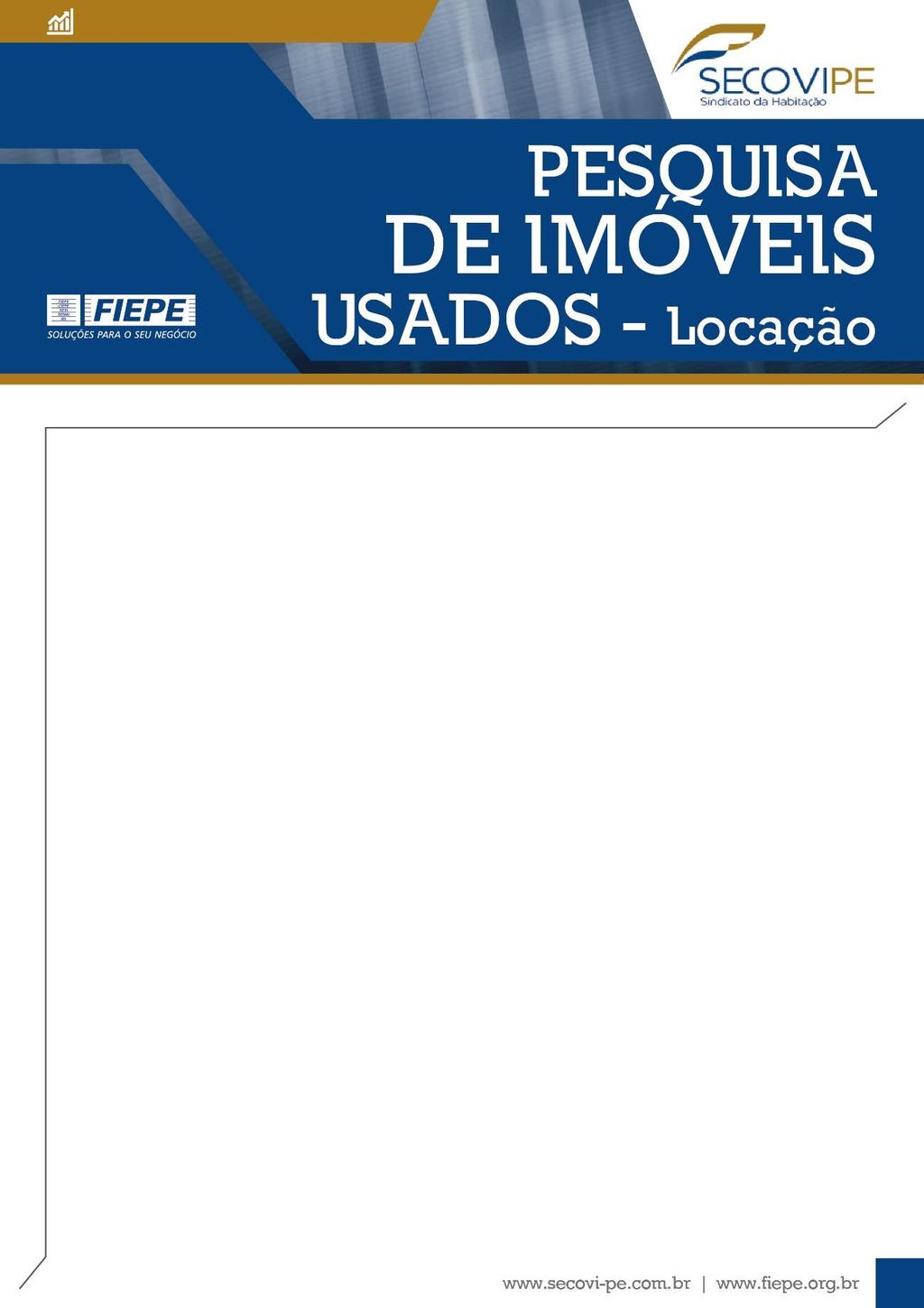 Ano 02 Nº 11 Novembro/2016 RESULTADO GERAL Ofertas totais No mês de novembro de 2016, os imóveis usados disponíveis para locação no estado de Pernambuco encontraram-se expressivamente concentrados na