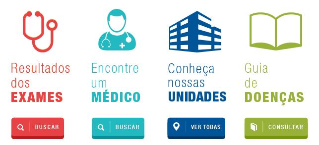 PÁGINA INICIAL ÍCONES EXEMPLO: HEVV: Resultado de Exame Médicos e