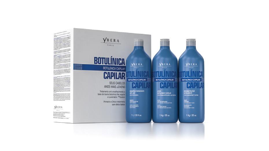 BOTULÍNICA CAPILAR TRATAMENTO REJUVENESCIMENTO CAPILAR A Ybera Paris foi a primeira empresa a trazer o conceito de preenchimento capilar (efeito botox).