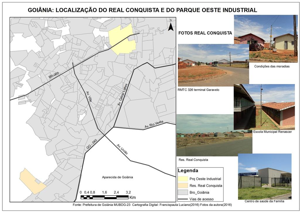 Mapa 5 Goiânia/GO: Localização do Real