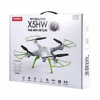 SYM0X5HW 8+ X5HW Drone 2.4G Wi-Fi R/C Hoverin 33 cm Syma 6 4.5 X 9.5 X 34 cm Bateria 3.