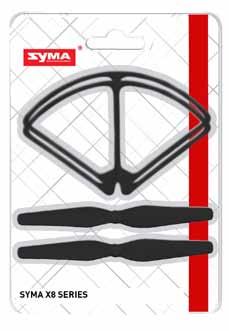 Syma 4+ SYM46390 Set X8W Hélices + Estruturas Brancas 4+ SYM46376 Set X8