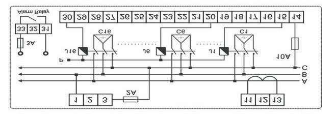 Diagramas de Conexão Conexão sem a utilização do neutro (redes 220V entre fases) P Importante: O ponto P é conectado com B quando o aparelho é para 220V entre fases.