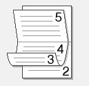 Esta opção pode ser útil para conseguir dobrar um folheto impresso que tenha muitas páginas. 8.