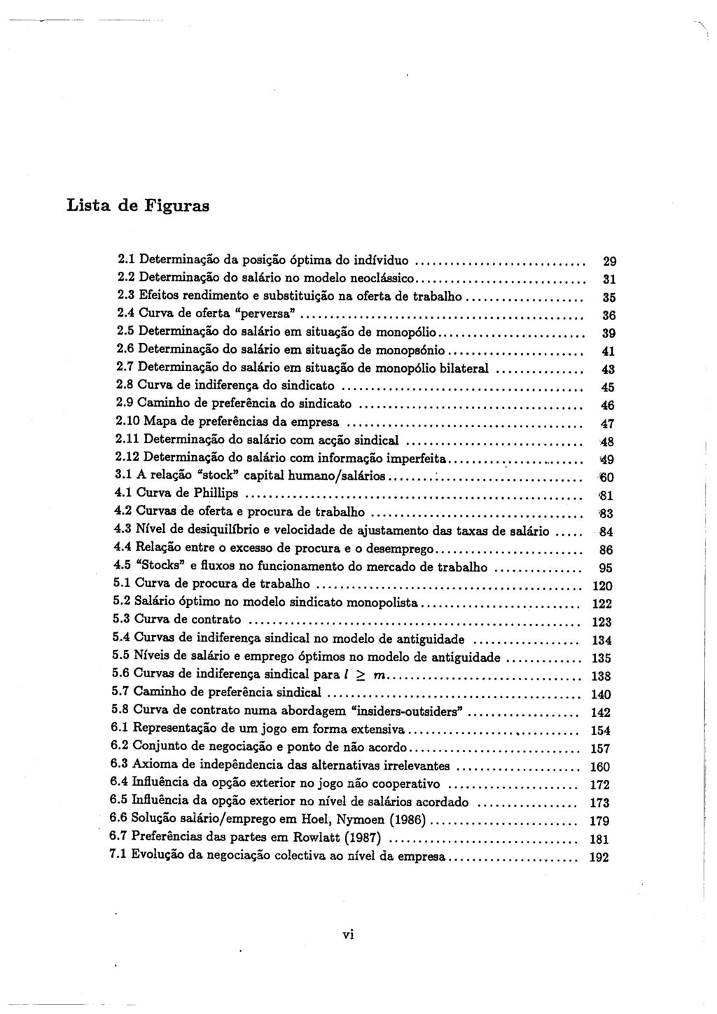 Lista de Figuras 2.1 Determina<;ao da posi<;ao 6ptima do indfviduo............................. 29 2.2 Determina<;ao do salario no modele neoclassico... 31 2.