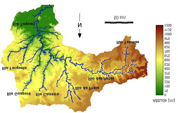 100 1999). Além do rio das Antas e do Taquari, os principais rios da bacia são: Tainhas, da Prata, Carreiro, Guaporé, e Forqueta.