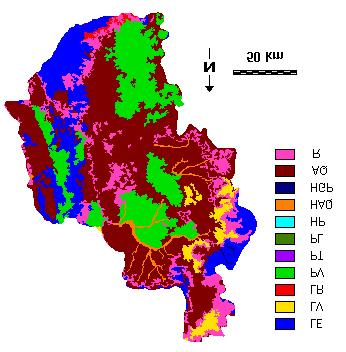 123 encrave savana/floresta estacional semidecidual 10% savanas 28% flores ta 4% agricultura 6% pastagem Figura 7.