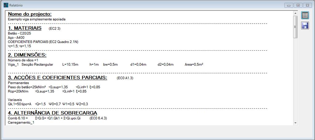 Para aceder a esta funcionalidade utiliza-se o menu Análise -> Relatório ou o botão Relatório da barra de Análise de Dados. É aberta a janela Relatório ver Figura 6.23 Figura 6.