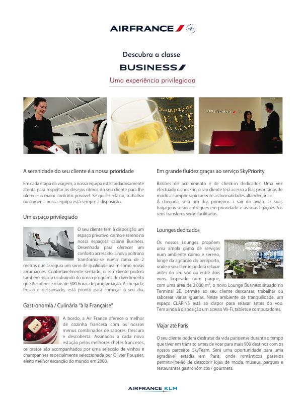 6.2. Anúncio Publituris Business e Premium Economy Figura24 AnúncioPublituris BusinessClass Figura25 AnúncioPublituris PremiumEconomy AirFrance2012AirFrance2012 Marca(s)/Companhia(s):AIRFRANCE