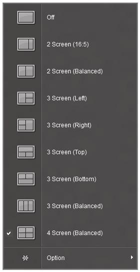 28 INSTALANDO O LG MONITOR SOFTWARE NOTA Screen Split: este programa divide automaticamente a janela, conforme necessário.