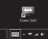 br) e transfira o software mais recente para o seu modelo. 1. Clique no ícone da bandeja na parte inferior direita da tela do PC. 2. Selecione um layout de tela.
