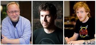 O surgimento do GitHub Em 2008, Tom Preston-Werner, Chris Wanstrathe PJ Hyettcriaram o GitHub, uma aplicação Web que possibilita a hospedagem de repositórios Git, além de servir como uma rede social