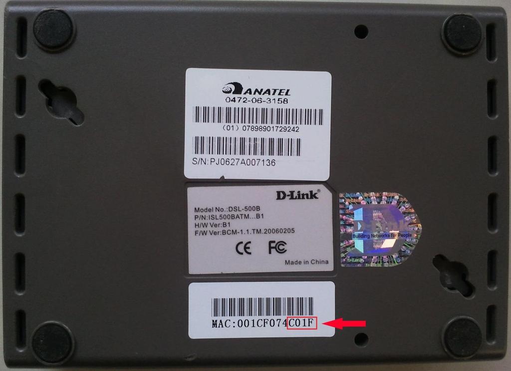 3- O DSL-500B pode ter até 3 gateways diferentes e para cada gateway existe um usuário e senha diferente, como apresentado na tabela abaixo. Obs.