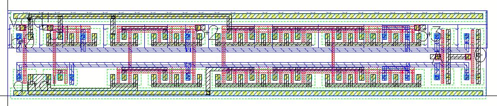 que se refere à estrutura de roteamento de sinais e posicionamento das células dentro de um chip.