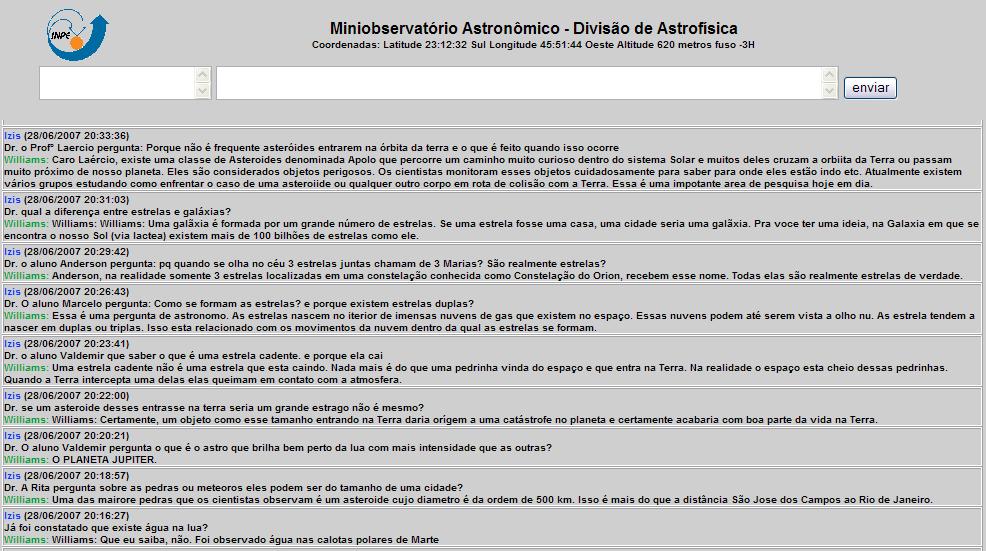 SESSÃO REMOTA: comunicação em tempo