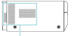 Instalação da impressora Nome dos componentes Frente da unidade Saída de papel LEDs Standby Caixa de resíduos Alavanca de abertura ON/Standby interruptor ON Atrás da unidade Abertura de