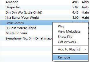 Depois que você sincroniza as músicas com alguns players, é possível navegar pela biblioteca de mídia por capa de álbum.
